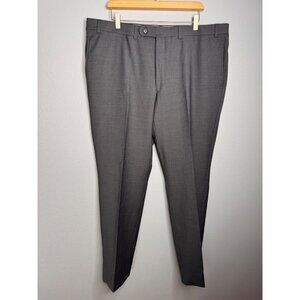 NWOT Riviera By Jack Victor Mens Traveler Gray Pants 42RX31 Unfinished hem